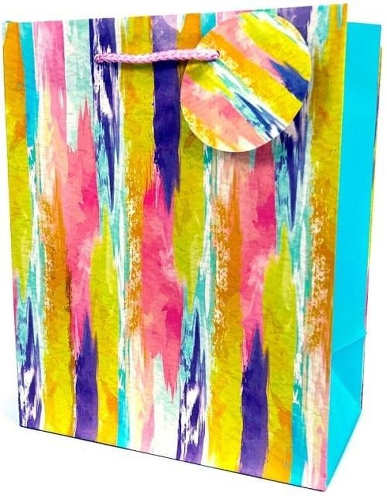 Fresh, torebka prezentowa, matowa, Pastele, 18-23-10 cm