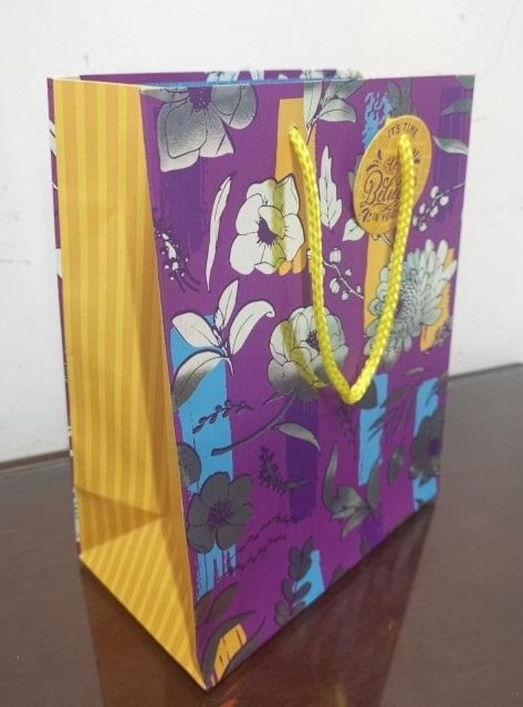 Fresh, torebka prezentowa, złocona, rozmiar S