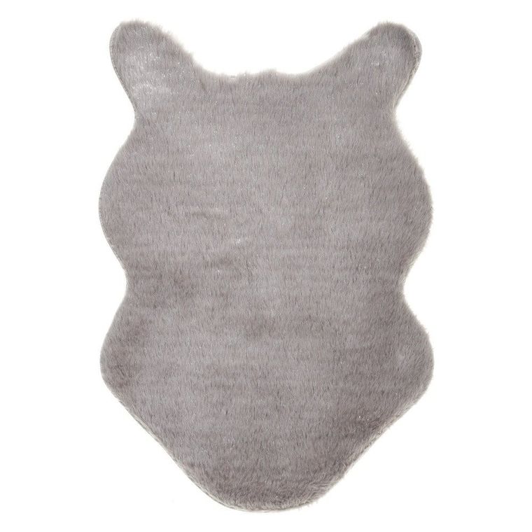 Fééric Lights and Christmas, dywan sztuczne futro, 60-90 cm, szary