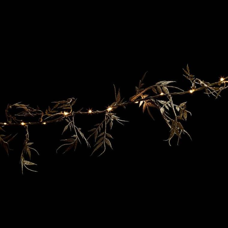 Fééric Lights and Christmas, girlanda świetlna, wewnętrzna z roślinnym motywem, 25 LED