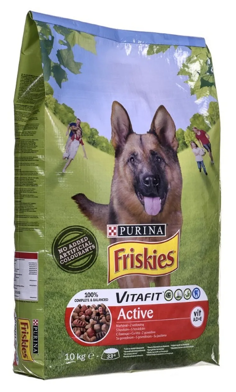 Fritz, Friskies Active, karma sucha dla psa, 10 kg