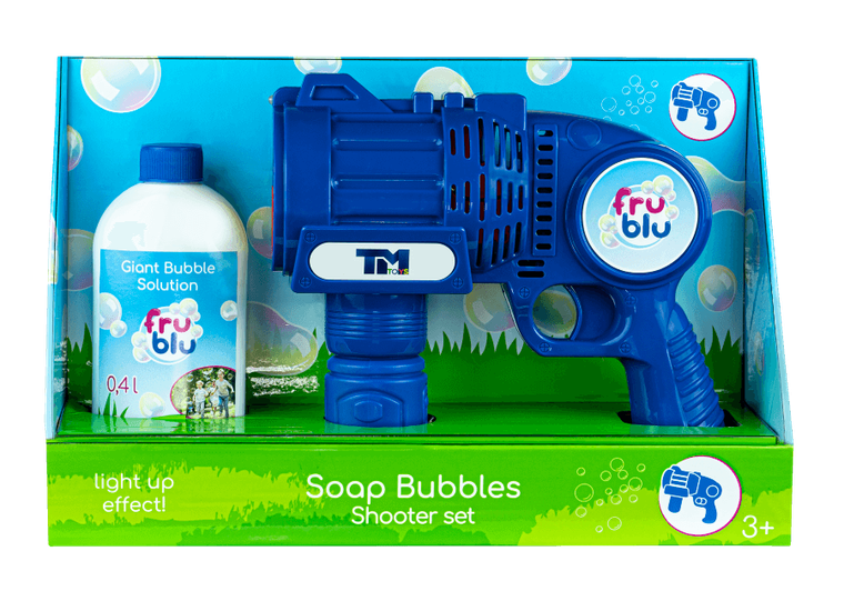 Fru Blu, Bańkowy Shooter, zestaw do robienia baniek z płynem, 0,4l