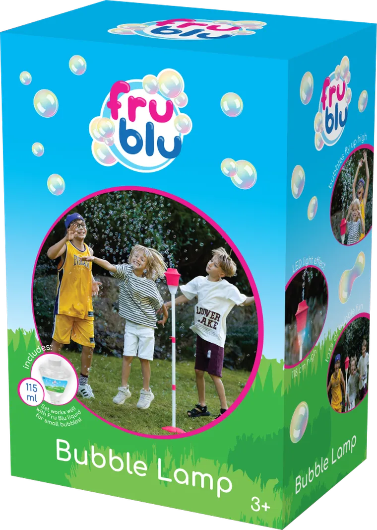 Fru Blu, Latarnia, zestaw do robienia baniek mydlaych z płynem, 115 ml