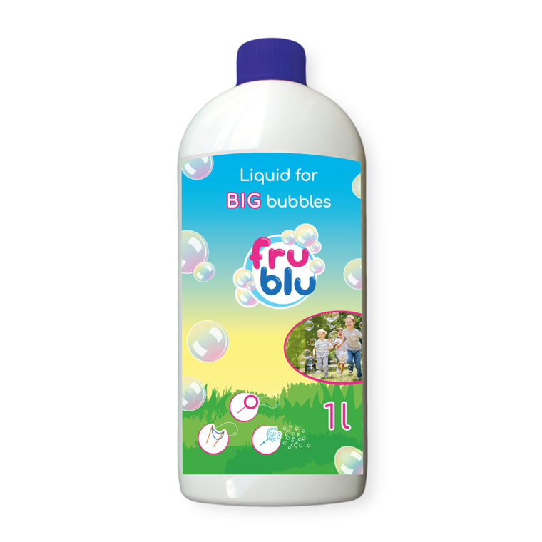 Fru Blu, płyn do baniek mydlanych, 1l