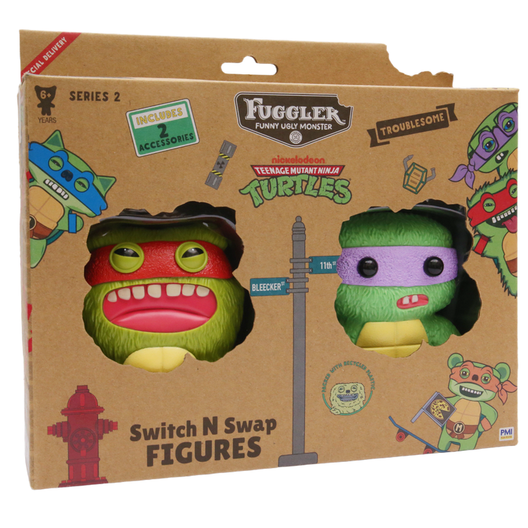 Fuggler, Swap & Style, Raphael & Donatello), figurka kolekcjonerska, 2 szt.