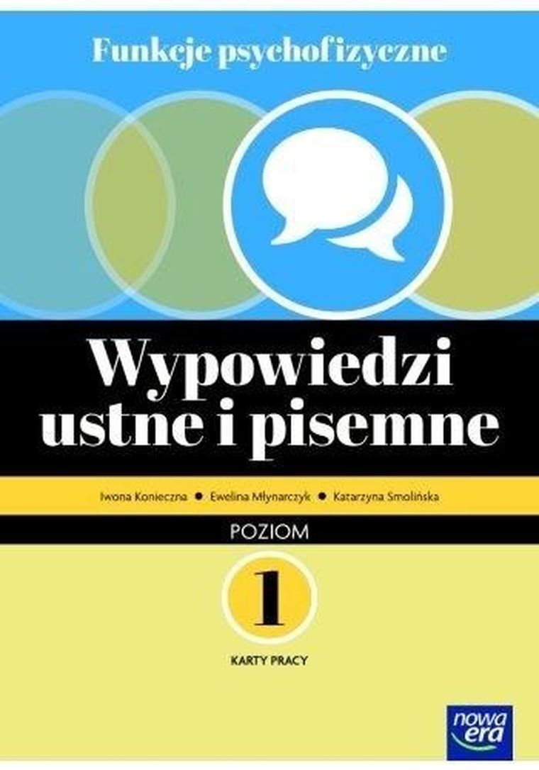 Funkcje psychofizyczne. Wypowiedzi ustne i pisemne. Karty pracy. Poziom 1