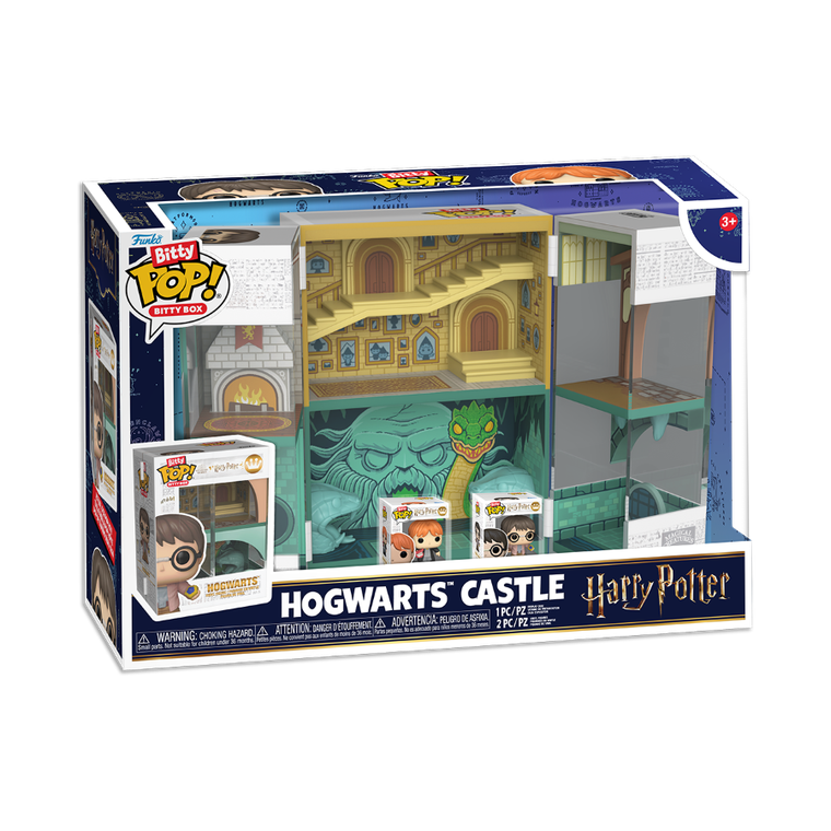 Funko Bitty Pop! Bitty Box, Harry Potter, Zamek Hogwartu z mini figurkami kolekcjonerskimi, 2 szt.