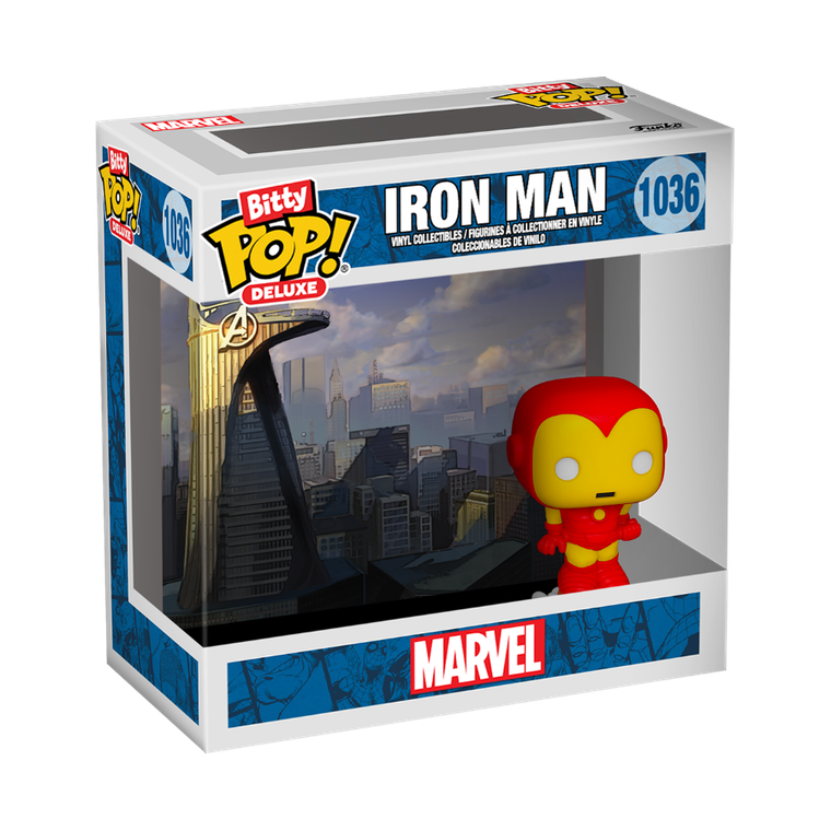 Funko Bitty Pop! Deluxe, Iron Man, mini figurka kolekcjonerska