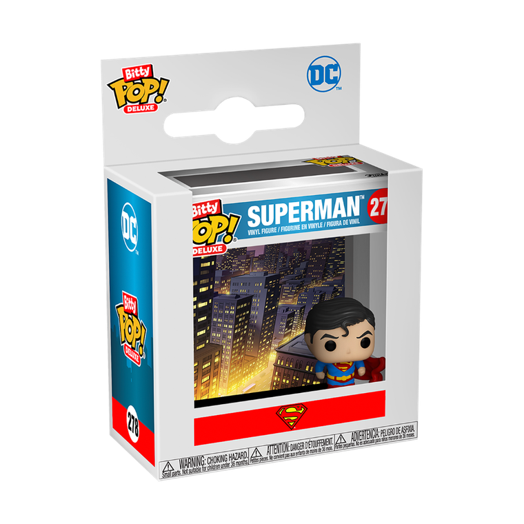 Funko Bitty Pop! Deluxe, Superman, mini figurka kolekcjonerska