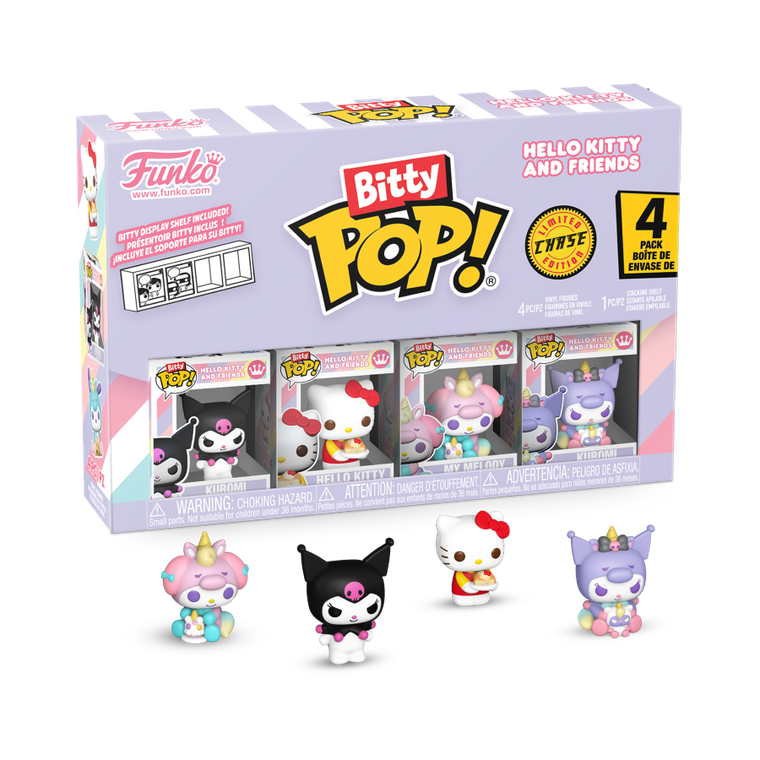 Funko Bitty Pop! Hello Kitty and Friends, mini figurki kolekcjonerskie, 4 szt.