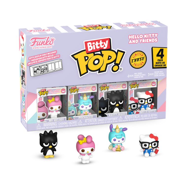 Funko Bitty Pop! Hello Kitty and Friends, mini figurki kolekcjonerskie, 4 szt.
