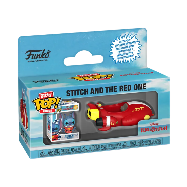 Funko Bitty Pop! Rides: Lilo i Stitch, The Red One, mini figurka kolekcjonerska