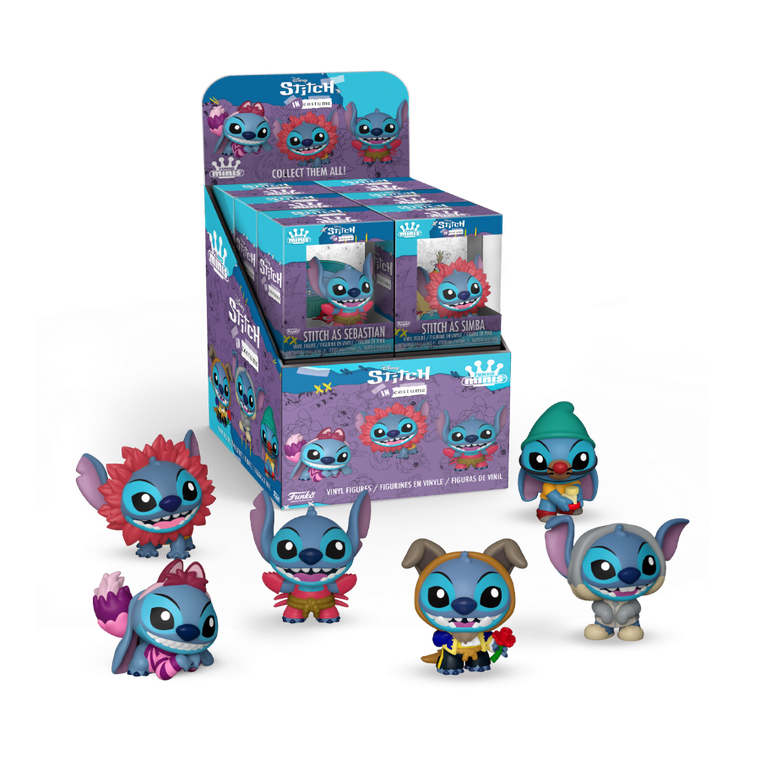 Funko Minis, Disney: Lilo i Stitch, Stitch w kostiumie, mini figurka kolekcjonerska, 1 szt.