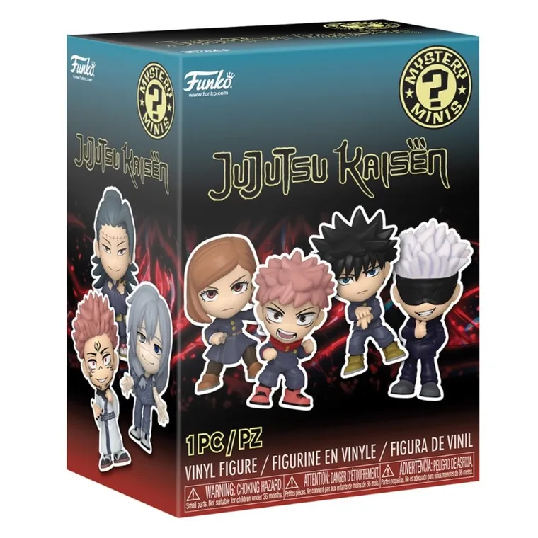 Funko, Mystery Minis, Jujutsu Kaisen, figurka kolekcjonerska niespodzianka