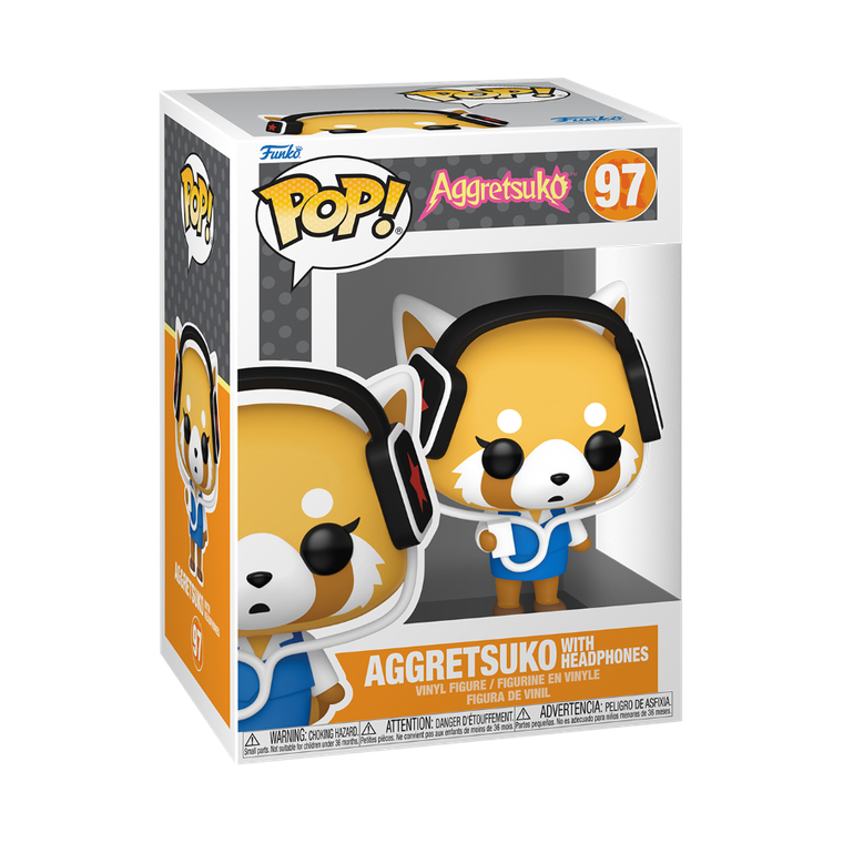 Funko Pop! Animation: Aggretsuko w słuchawkach, figurka kolekcjonerska