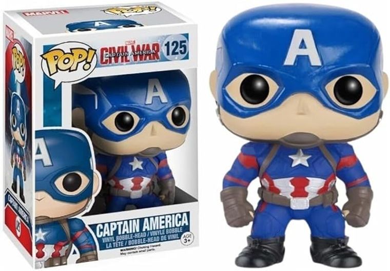 Funko Pop! Civil War, Captain America, figurka kolekcjonerska