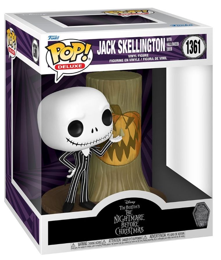 Funko Pop! Disney Deluxe: Miasteczko Halloween, Jack Skellington with Halloween Door, figurka kolekcjonerska