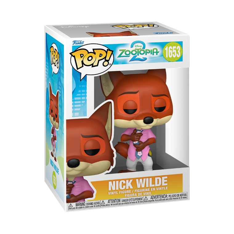 Funko Pop! Disney: Zwierzogród 2, Lis Nick Wilde, figurka kolekcjonerska