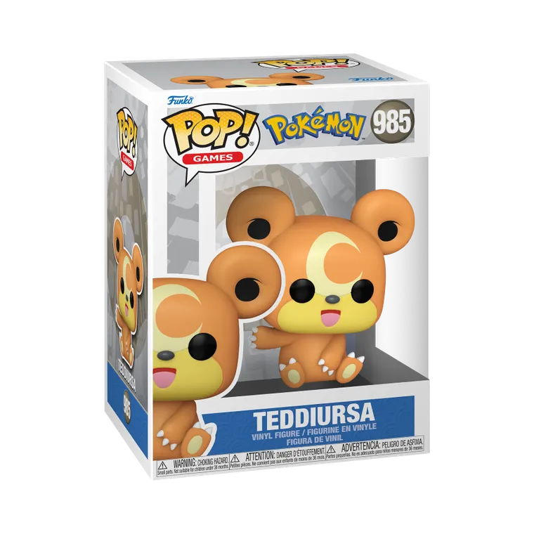 Funko Pop! Games: Pokemon, Teddiursa, figurka kolekcjonerska