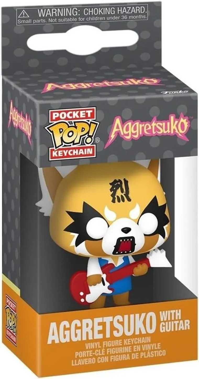Funko POP! Marvel, Aggretsuko z gitarą, brelok z figurką