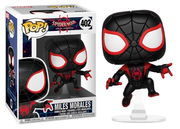 Funko Pop Marvel Bobble, Spider-Man Animated - Miles Morales, nr 402, figurka winylowa