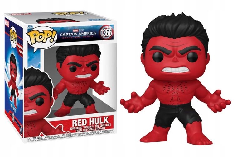 Funko Pop! Marvel: Capitan America Brave New World, Red Hulk, figurka kolekcjonerska