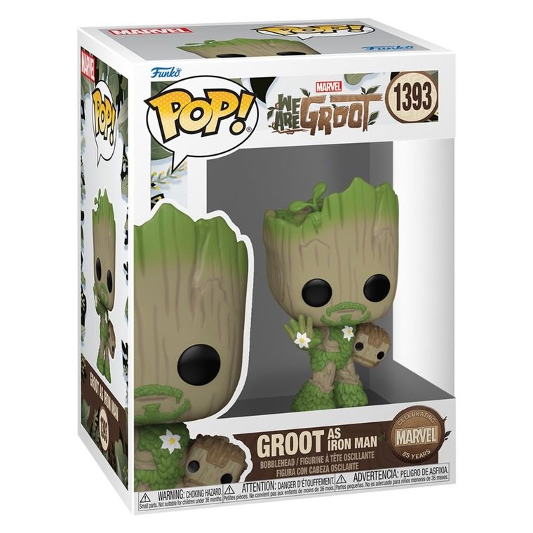 Funko Pop! Marvel: We are Groot, Groot Jako Iron Man, figurka kolekcjonerska