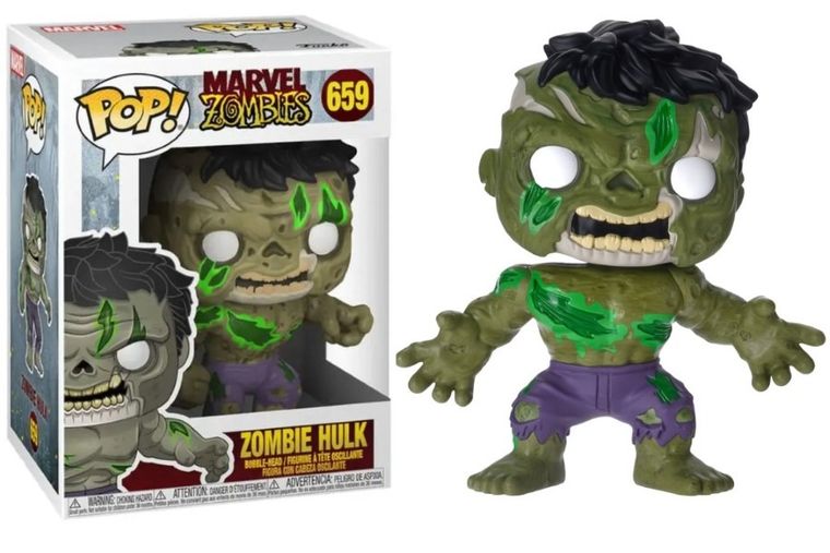 Funko Pop! Marvel: Zombie, Hulk, figurka