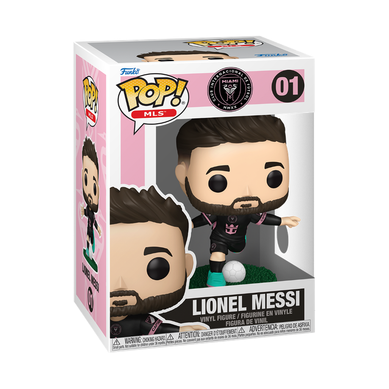 Funko Pop! MLS: Inter Miami CF, Messi w stroju wyjazdowym, figurka kolekcjonerska