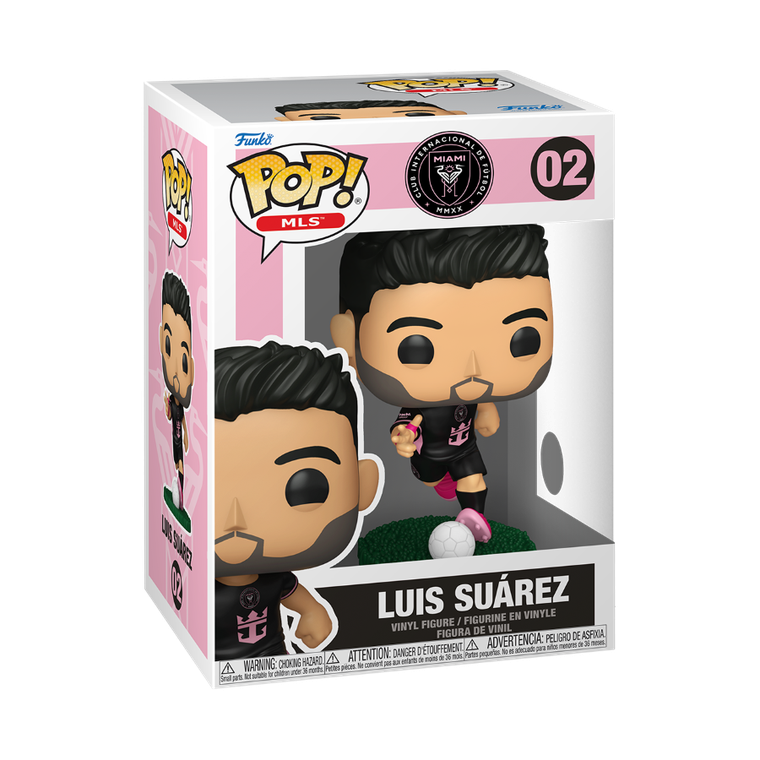 Funko Pop! MLS: Inter Miami CF, Suarez w stroju wyjazdowym, figurka kolekcjonerska