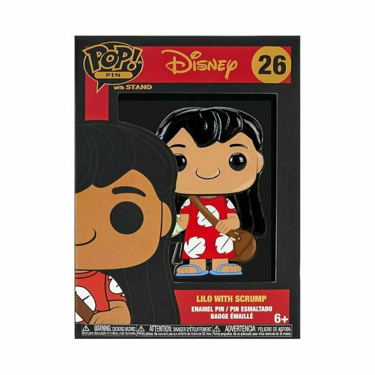 Funko Pop! Pin: Lilo i Stitch, Stitch Lilo with scrump, przypinka