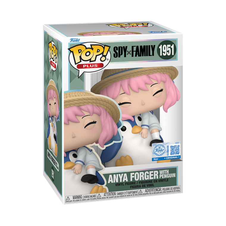 Funko Pop! Plus: Spy x Family, Anya Forger z pingwinem, figurka kolekcjonerska