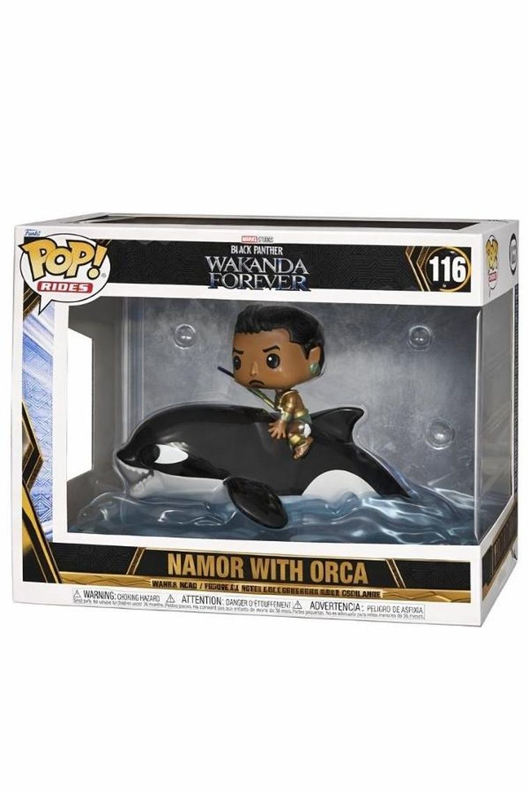 Funko Pop! Rides: Marvel, Black Panther 2, Namor i orka, figurka kolekcjonerska