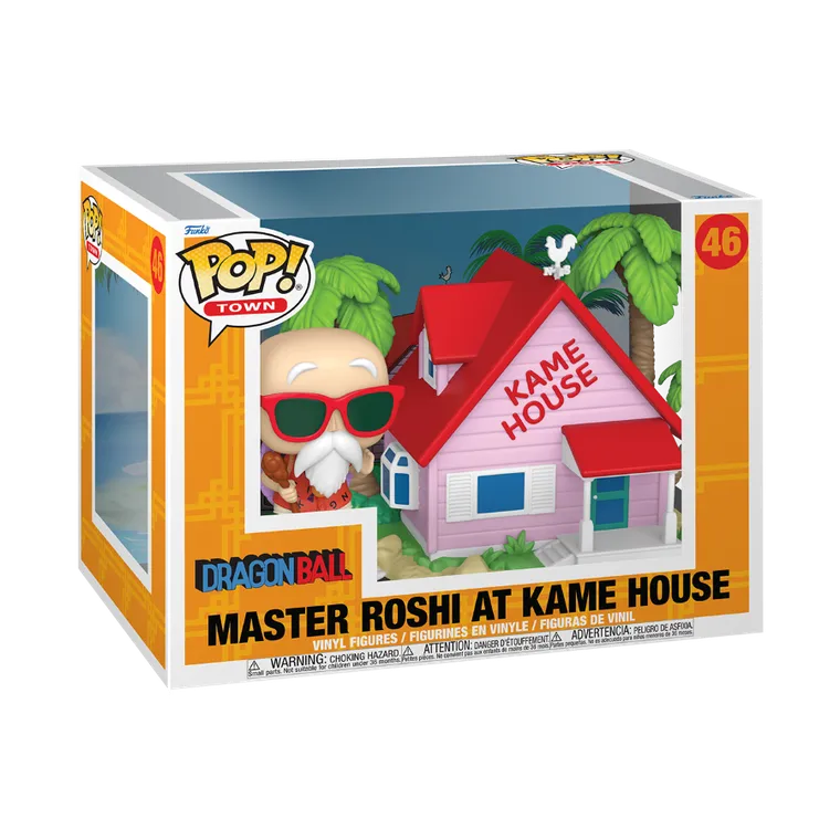 Funko Pop! Town: Dragon Ball, Kame House i Master Roshi, figurka kolekcjonerska