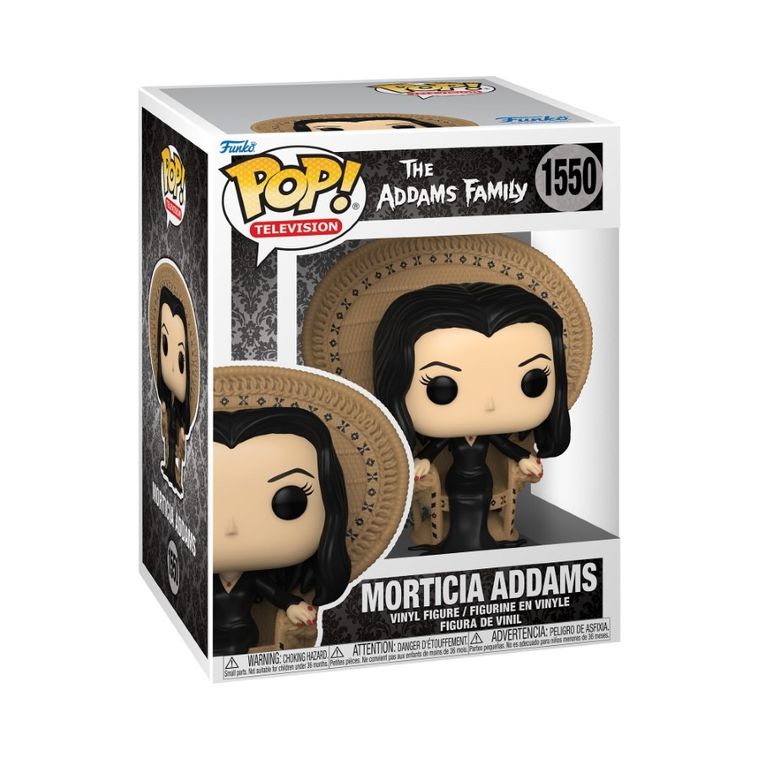 Funko Pop! TV Deluxe: Rodzina Adamsów, Morticia na krześle, figurka kolekcjonerska