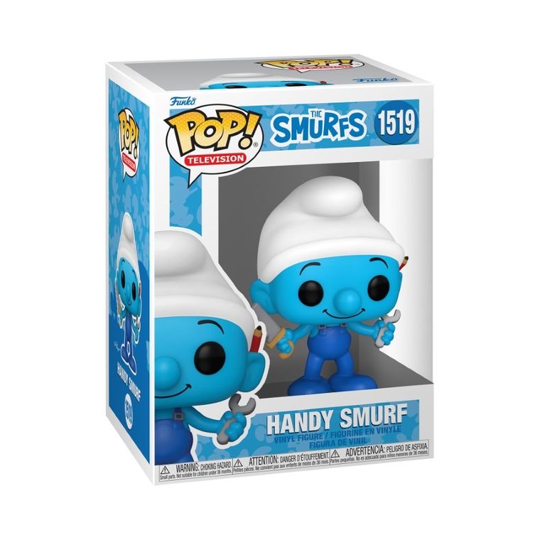 Funko Pop! TV: Smerfy, Pracuś, figurka kolekcjonerska
