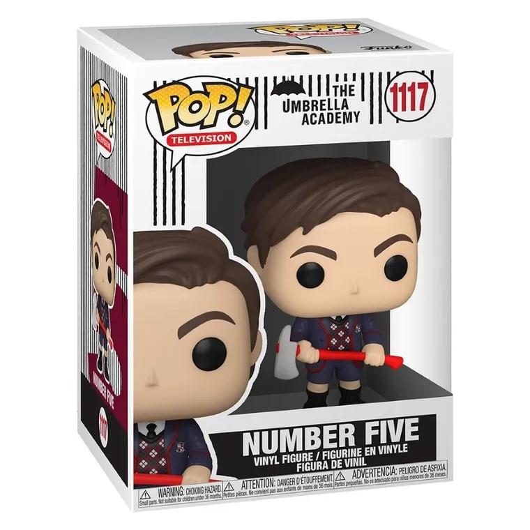 Funko Pop! TV: The Umbrella Academy, Numer 5, figurka kolekcjonerska