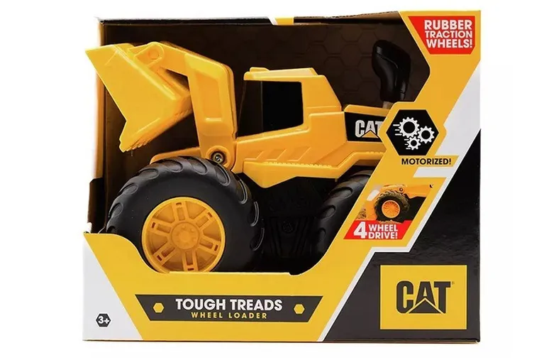 Funrise Toys, CAT, koparka, interaktywny pojazd z napędem 4-4