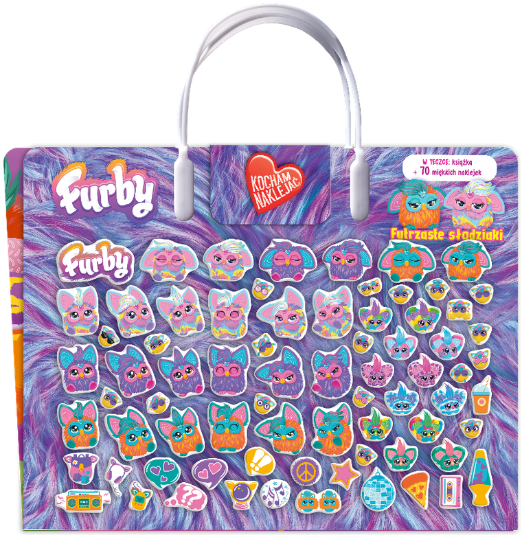 Furby. Futrzaste słodziaki. Kocham naklejać