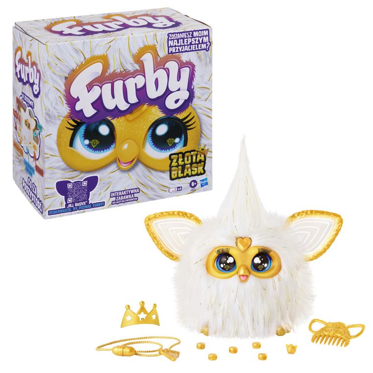 Furby, Złota Blask, pluszowa zabawka elektroniczna