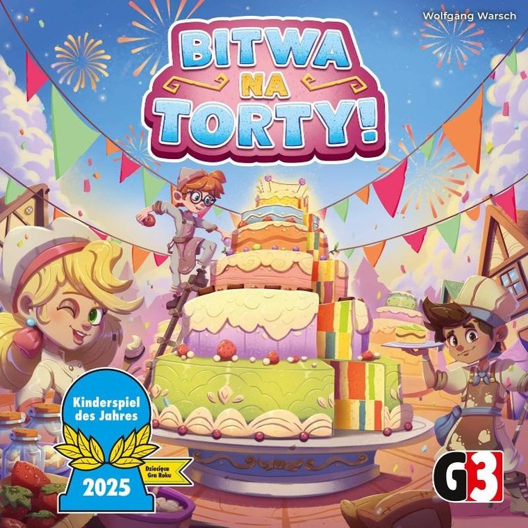 G3, Bitwa na torty! gra familijna