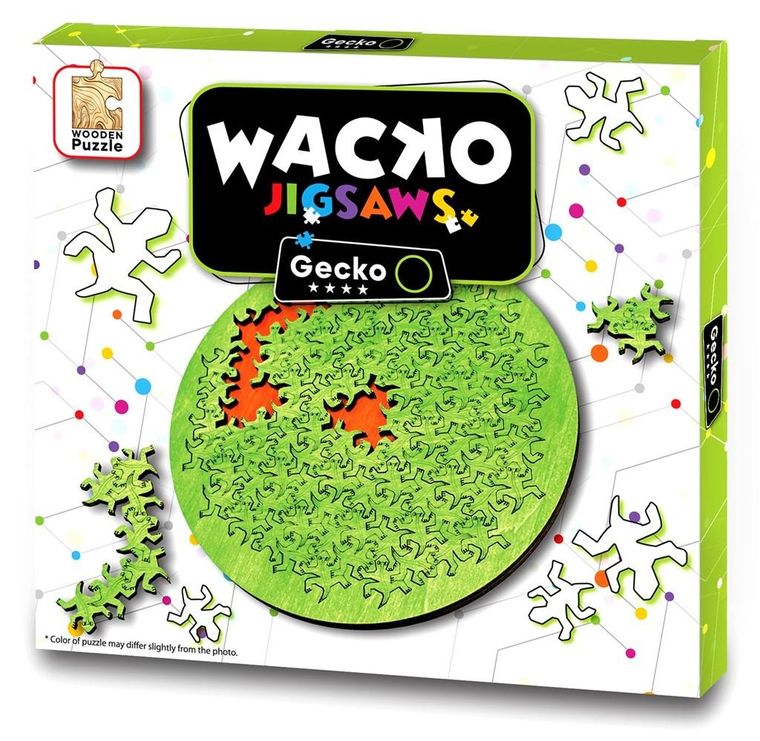 G3, Wacko Jigsaws, Gecko, łamigłówka, 12 elementów