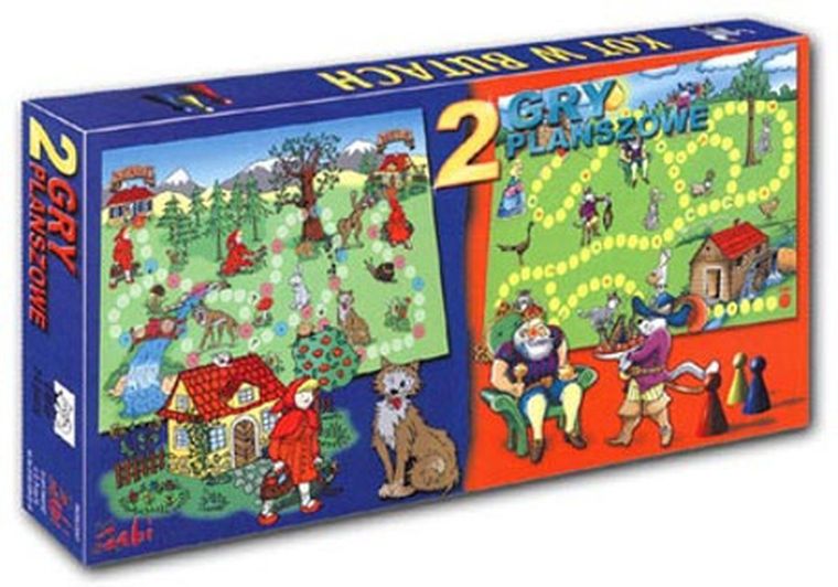 Gabi, Czerwony Kapturek i Kot w butach, gra familijna 2w1