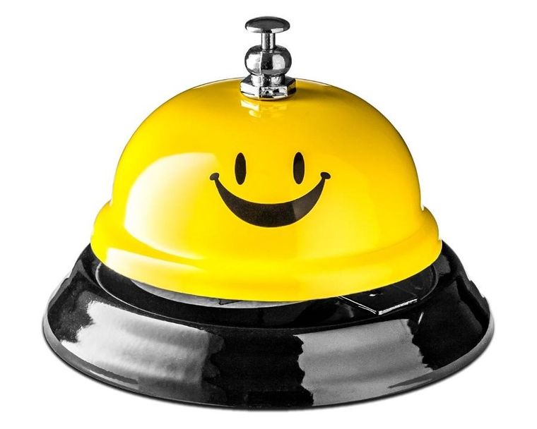 Gadget Master, biurkowy dzwonek na uśmiech