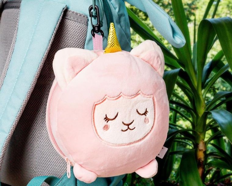 Gadget Master, Jednorożec, podróżna poduszka z maską na oczy