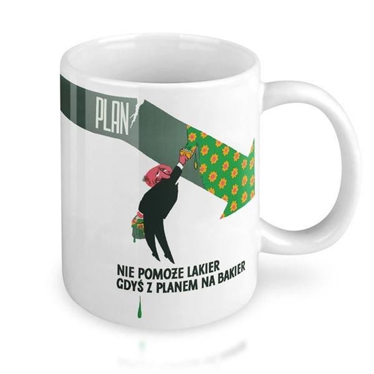 Gadget Master, kubek PRL, Nie pomoże lakier