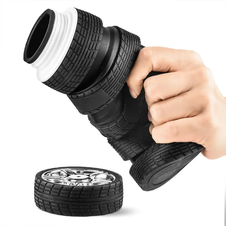 Gadget Master, Opony, składany bidon