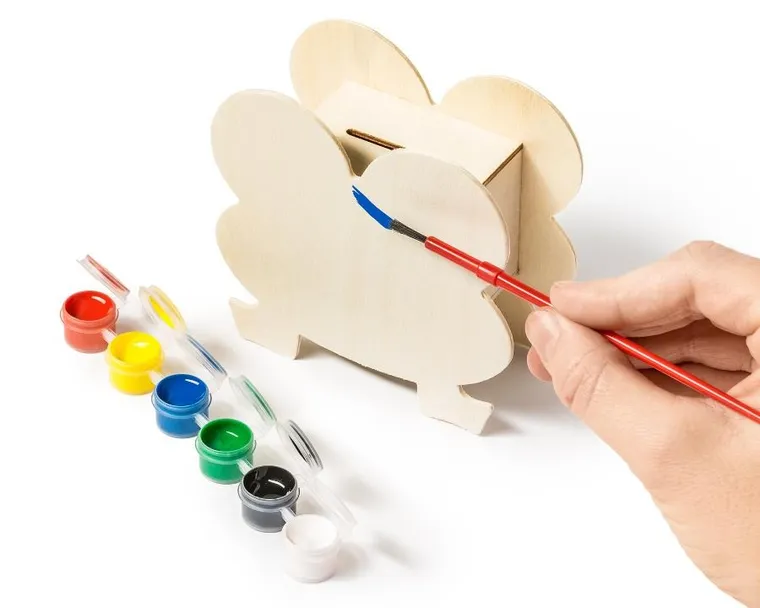 Gadget Master, skarbonka do malowania, żabka