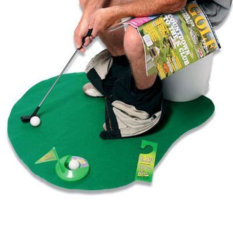Gadget Master, toaletowy golf, gra zręcznościowa
