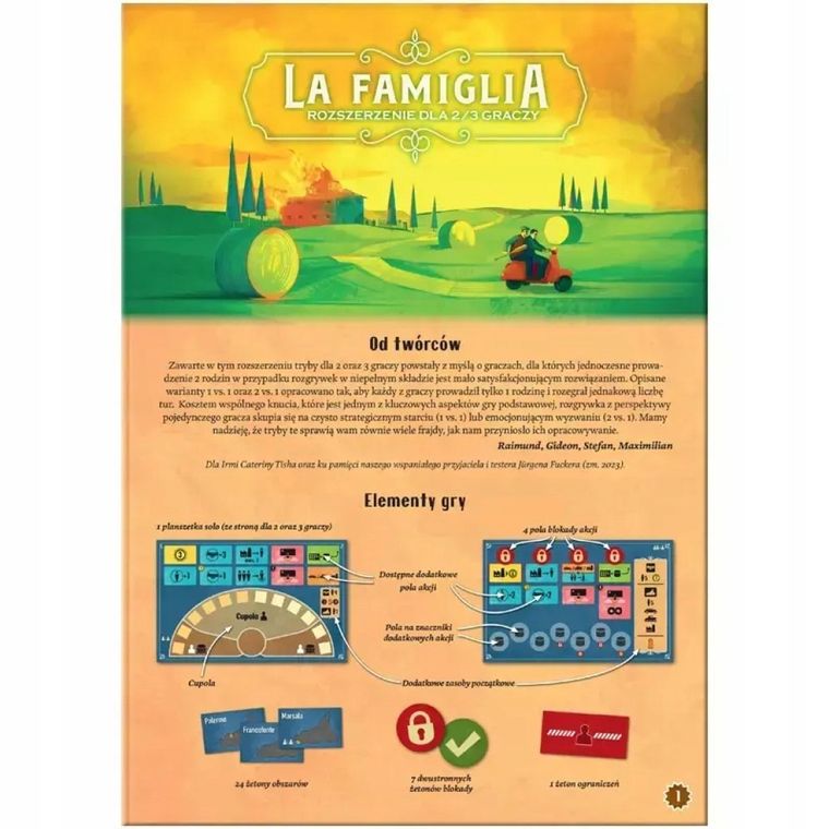 Galakta, La Familgia: Wielka wojna mafii, dodatek do gry